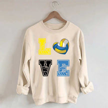 Heart I Love Volleyball Sweatshirt