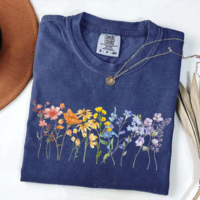 Wildflower LGBT Rainbow Floral T-Shirt