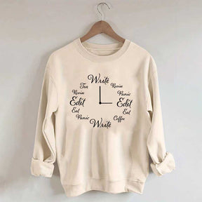 Writer Clock Swatshirt