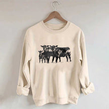 Cute Cow Western Country Love Sweatshirt