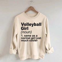 Volleyball Girl Definition Funny Sweatshirt