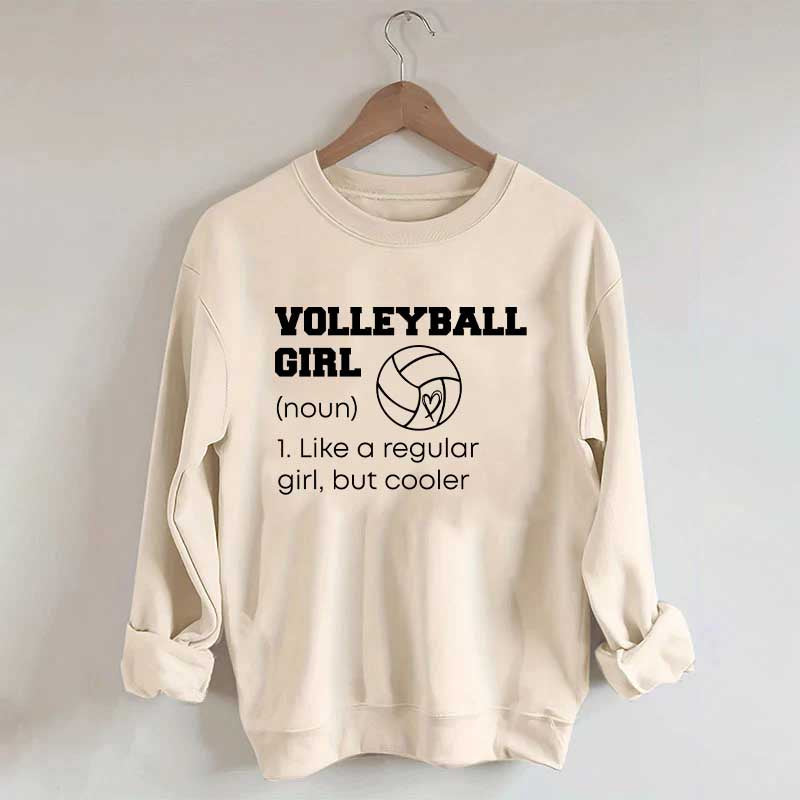 Volleyball Girl Team Sweatshirt