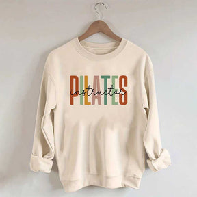 Pilates Instructor Comfort Colors Gym Workout Sweatshirt