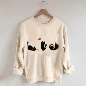 Comfort Colors Black Cats Fall Sweatshirt