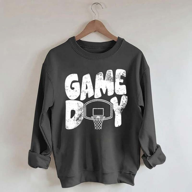 Game Day Basketball School Spirit Sweatshirt