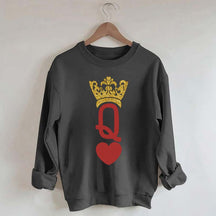 Queen Of Hearts Sweatshirt