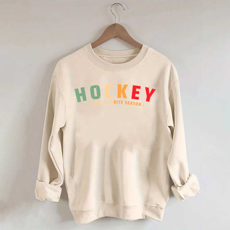 Cute Hockey Is My Favorite Season Sweatshirt