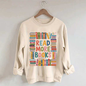 Read More Books Cute Librarian Sweatshirt