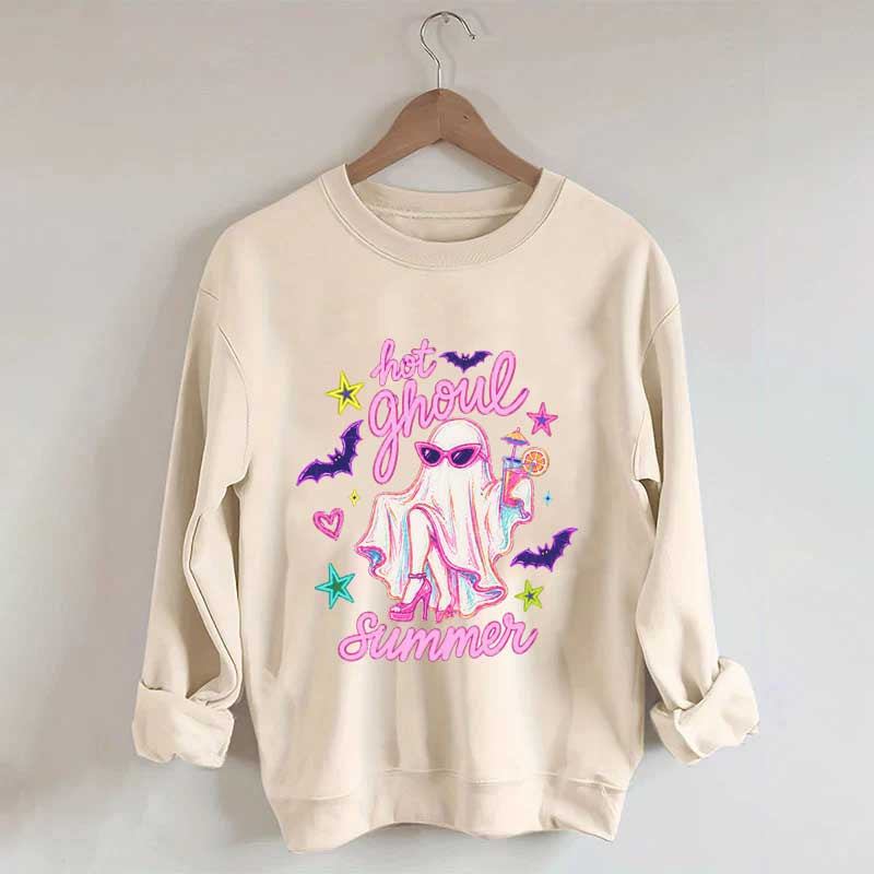 Hot Ghoul Summer Spooky Sweatshirt