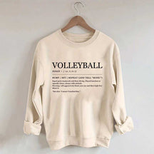 Funny Definition Volleyball Sweatshirt
