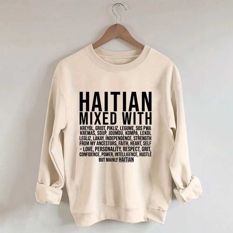 Haitian Definition Caribbean African Culture Sweatshirt