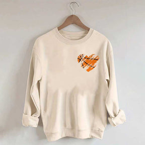 Retro Heart Basketball Mama Sweatshirt
