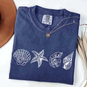 Seashell Coastal Aesthetic T-Shirt