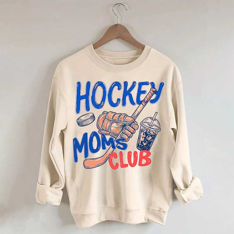 Funny Hockey Mom Club Sweatshirt