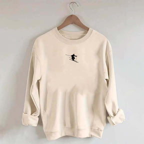 Minimalist Skiing Sweatshirt