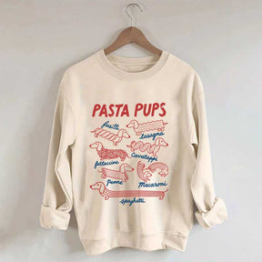 Comfort Colors Pasta Pups Dog Sweatshirt