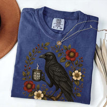Is He Dead Yet Black Crow T-Shirt