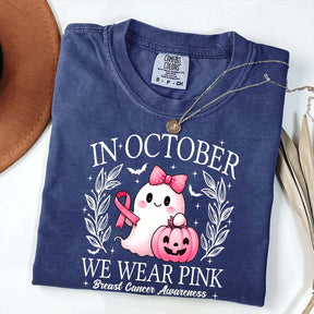 In October We Wear Pink Ghost T-Shirt