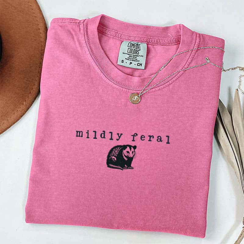 Comfort Colors Mildly Feral Possum T-Shirt