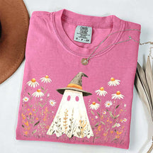 Retro Halloween Fall Aesthetic Daisy Flower T-Shirt