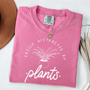 Simple Easily Distracted by Plants T-Shirt