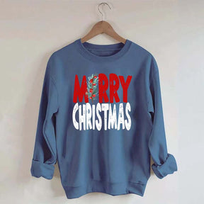 Womens Merry Christmas Sweatshirt