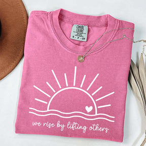 We Rise By Lifting Others Simple T-Shirt