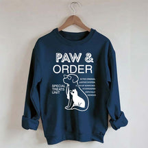 Paw And Order Fur Mama Sweatshirt