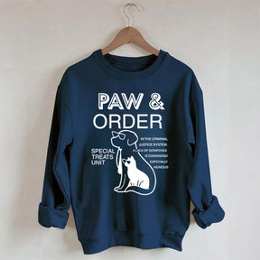 Paw And Order Fur Mama Sweatshirt