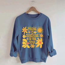 Boho Sunshine In My Soul Hippie Flower Sweatshirt
