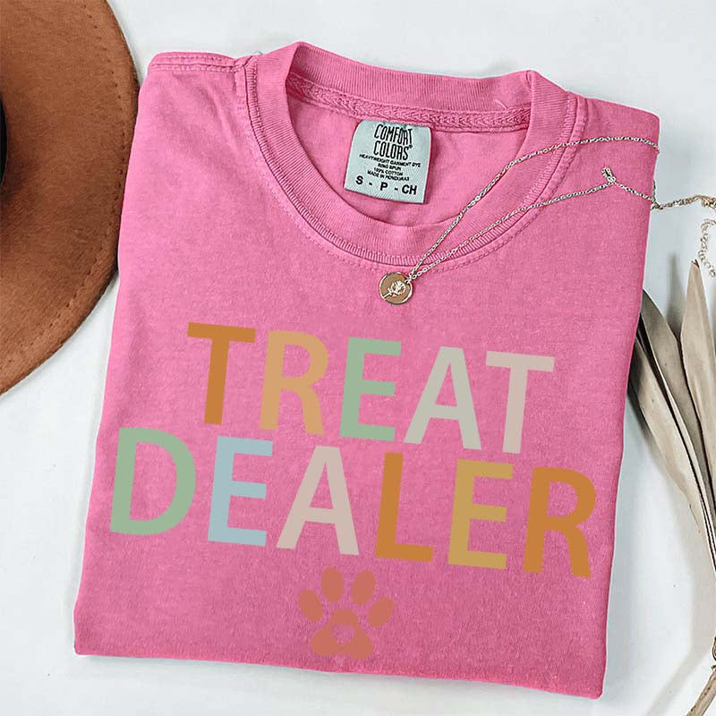Comfort Colors Treat Dealer Dog T-Shirt