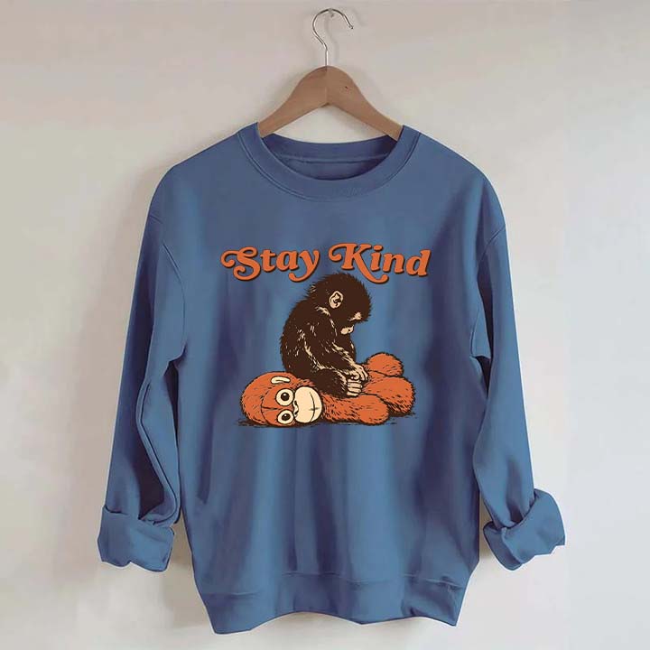 Punch Monkey Stay Kind Sweatshirt