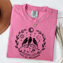 Support Your Local Murder Sun And Moon T-Shirt