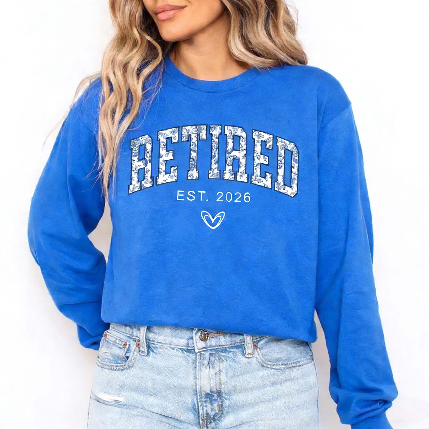 Floral Retired Est 2026 Sweatshirt