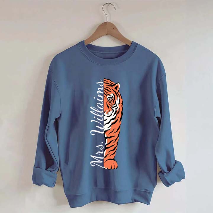 Personalized Tigers School Spirit Sweatshirt
