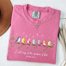 I Will Sing of the Goodness of God Birds T-Shirt