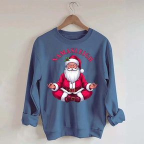 Namasleigh Santa Sweatshirt