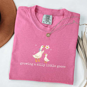 Growing A Silly Little Goose Pregnancy Announcement T-shirt
