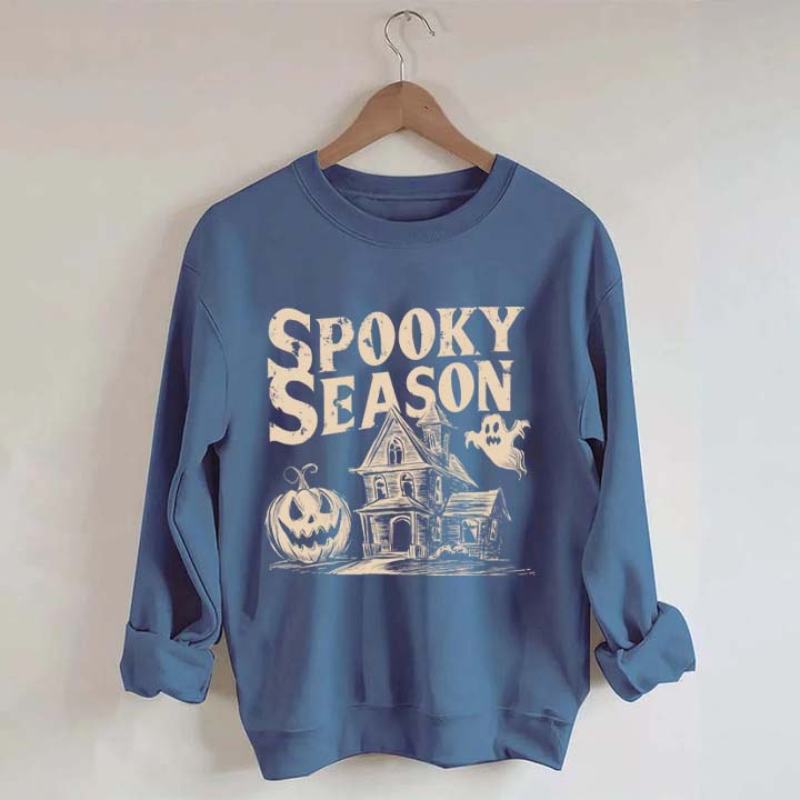 Spooky Season Haunted House Sweatshirt
