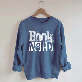Retro Book Nerd Sweatshirt