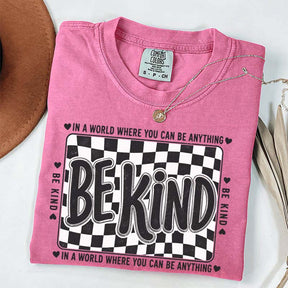 Checkered Be Kind T-Shirt
