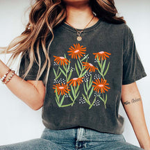 Boho Wildflower Aesthetic T-Shirt
