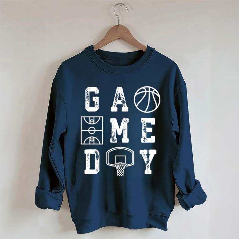 Retro Basketball Mom Game Day Sweatshirt