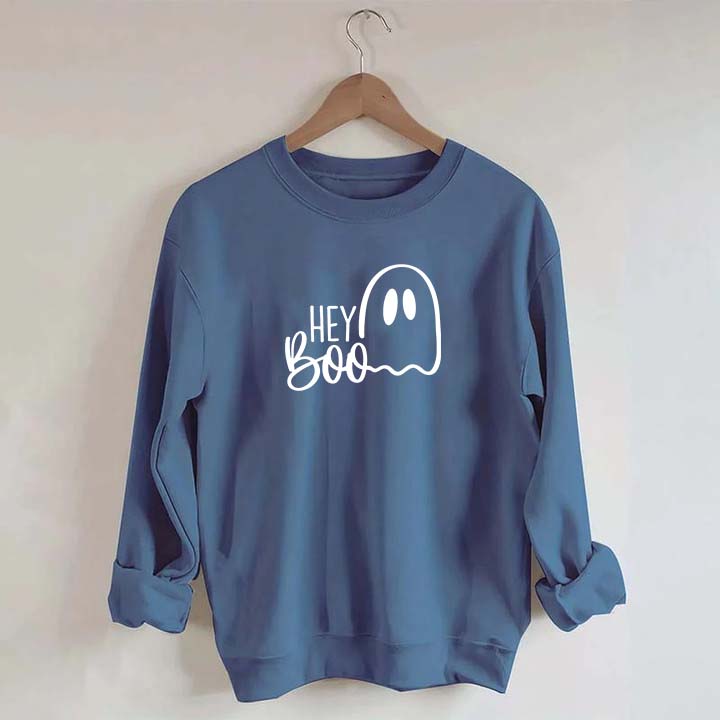 Cute Hey Boo Halloween Sweatshirt
