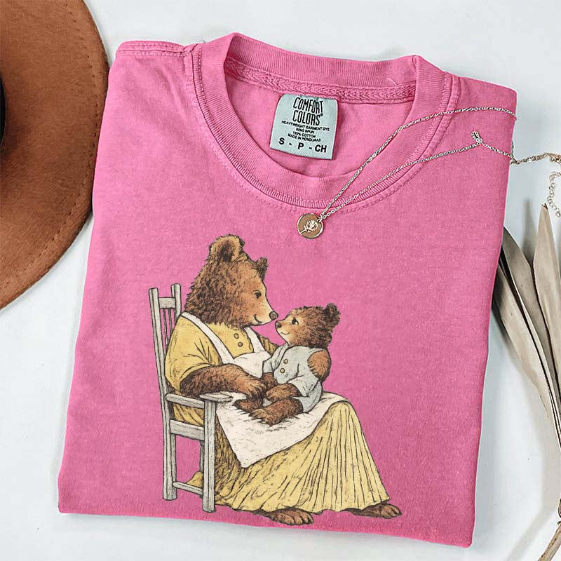 Vintage Storybook Bear Cub T-Shirt