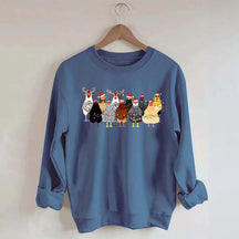 Funny Christmas Holiday Chickens Sweatshirt