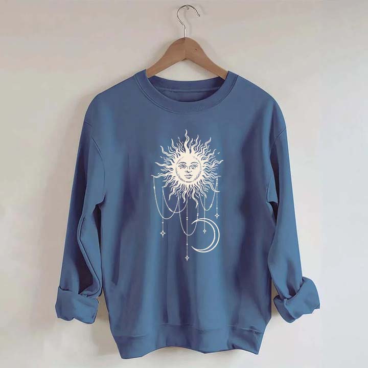 Widow's Bay Patricia Celestial Sun Moon Sweatshirt