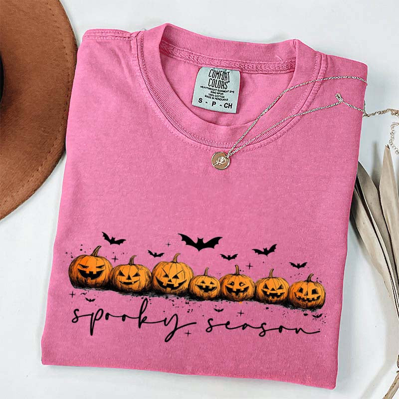 Spooky Season Pumpkins Halloween T-Shirt
