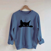 Cute Black Cat Owner Sweatshirt