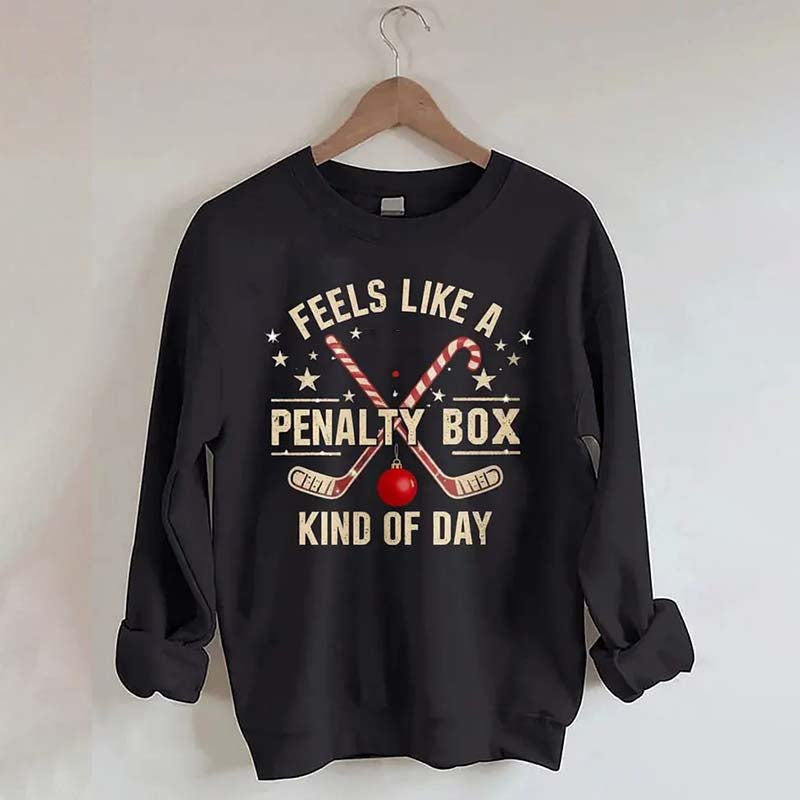 Hockey Penalty Box Christmas Sweatshirt
